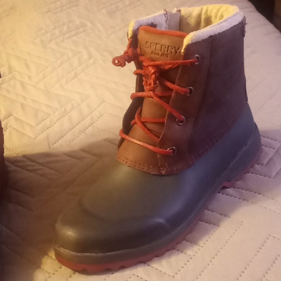 Sperry Maritime Repel Women's Taupe/Brown Boots Size 8 - Picture 2 of 7